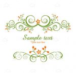 Elegant Floral Design with Sample Text